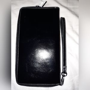 Leather Wallet for Women RFID Blocking Zip Around Credit Card Holder Large ,